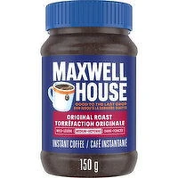 Maxwell House - Instant Coffee Original Roast, 150 Gram