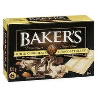 BAKER'S - BAKERS White Chocolate Squares, 170 Gram