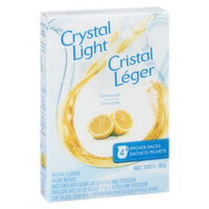 Crystal Light - Drink Mix Lemonade Low Calorie, 4 Each