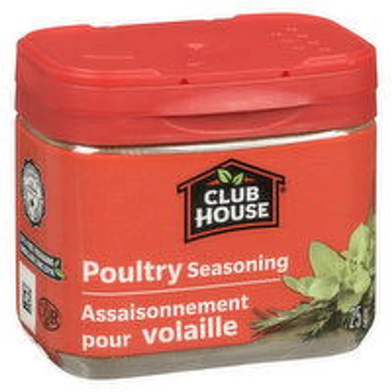 CLUB HOUSE - Poultry Seasoning, 25 Gram