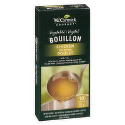 McCormick Gourmet - All-Vegetable Chicken Style Bouillon, 10 Each