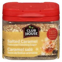 CLUB HOUSE - Salted Caramel Flavoured Finishing Sugar, 65 Gram