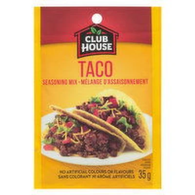 CLUB HOUSE - Seasoning - Taco, 35 Gram