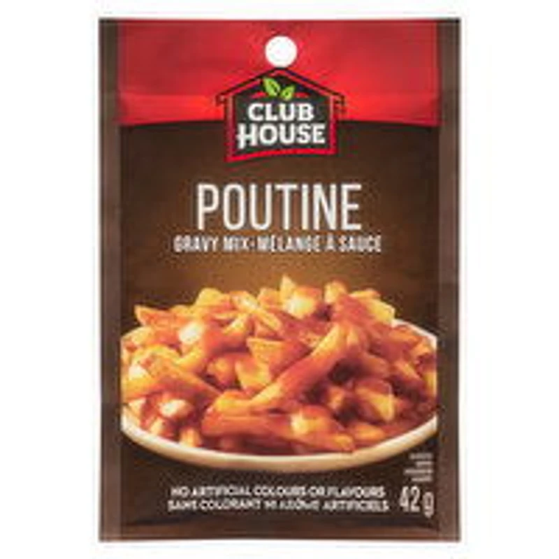 CLUB HOUSE - Poutine Gravy Mix, 42 Gram
