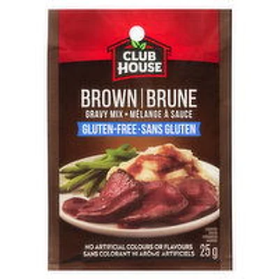 Club House - Brown Gravy Mix - Gluten Free, 25 Gram
