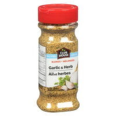 CLUB HOUSE - CLUB HOUSE Salt Free Garlic And Herb, 142 Gram
