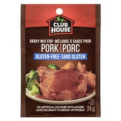 CLUB HOUSE - Pork Gravy Mix Gluten Free, 24 Gram
