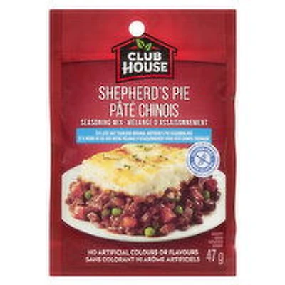 Club House - Shepherd's Pie Seasoning Mix - Less Salt, 47 Gram