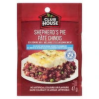 Club House - Shepherd's Pie Seasoning Mix - Less Salt, 47 Gram