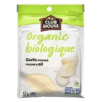 CLUB HOUSE - Organic Garlic Powder, 57 Gram