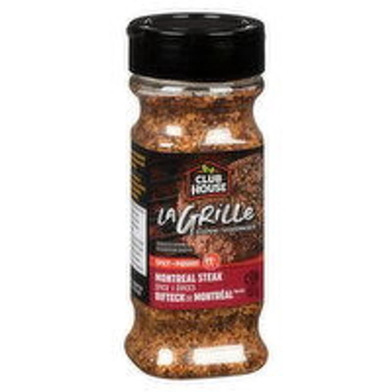 CLUB HOUSE - La Grille Spicy Montreal Steak Spice, 157 Gram