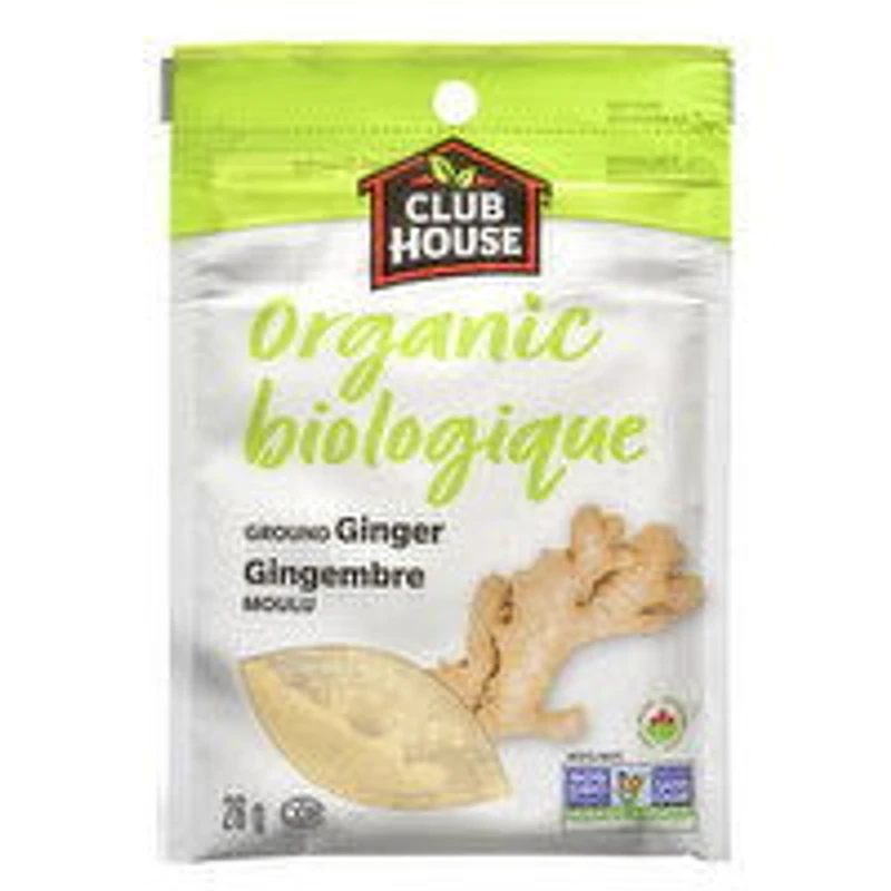 Club House - Organic Ground Ginger, 26 Gram