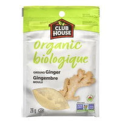 Club House - Organic Ground Ginger, 26 Gram