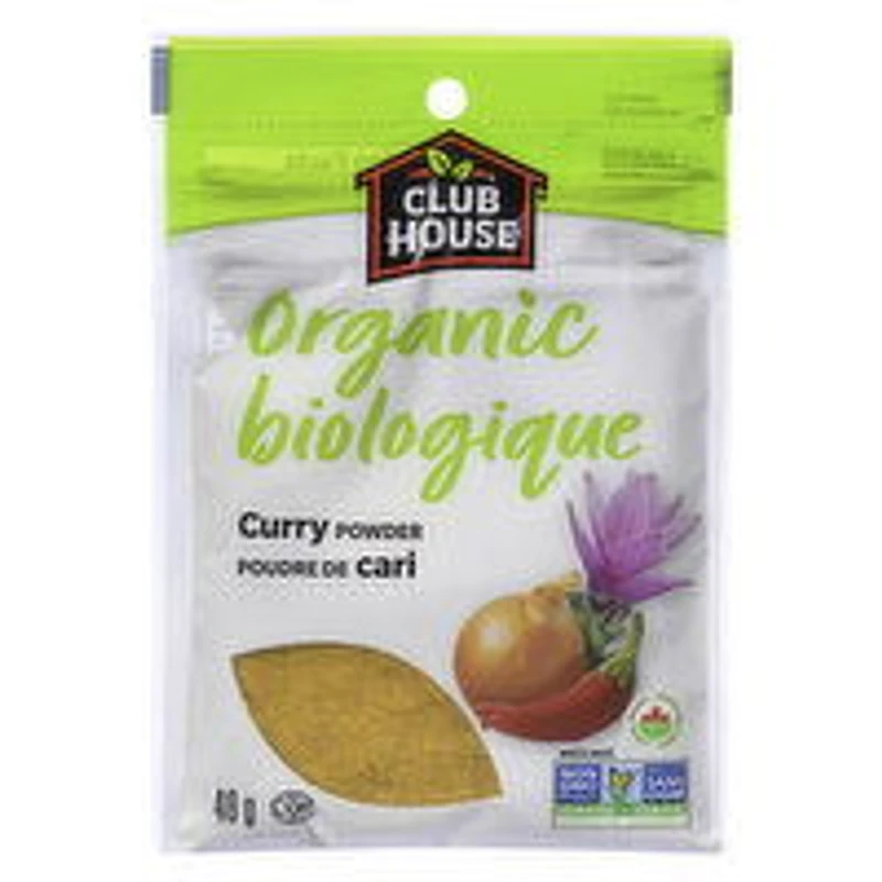 CLUB HOUSE - Organic Curry Powder, 40 Gram