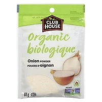 CLUB HOUSE - Organic Onion Powder, 44 Gram