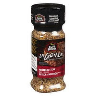 CLUB HOUSE - La Grille Seasoning, Montreal Steak Spice, 188 Gram