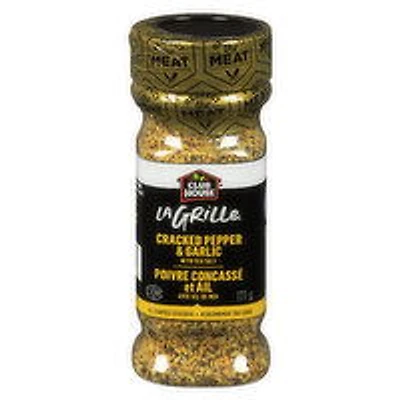 CLUB HOUSE - La Grille All Purpose Seasoning, Gracked Pepper & Garlic, 171 Gram