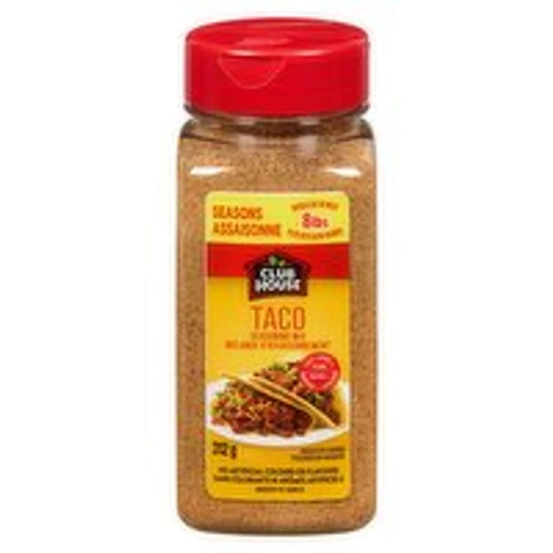 CLUB HOUSE - Taco Seasoning, 312 Gram