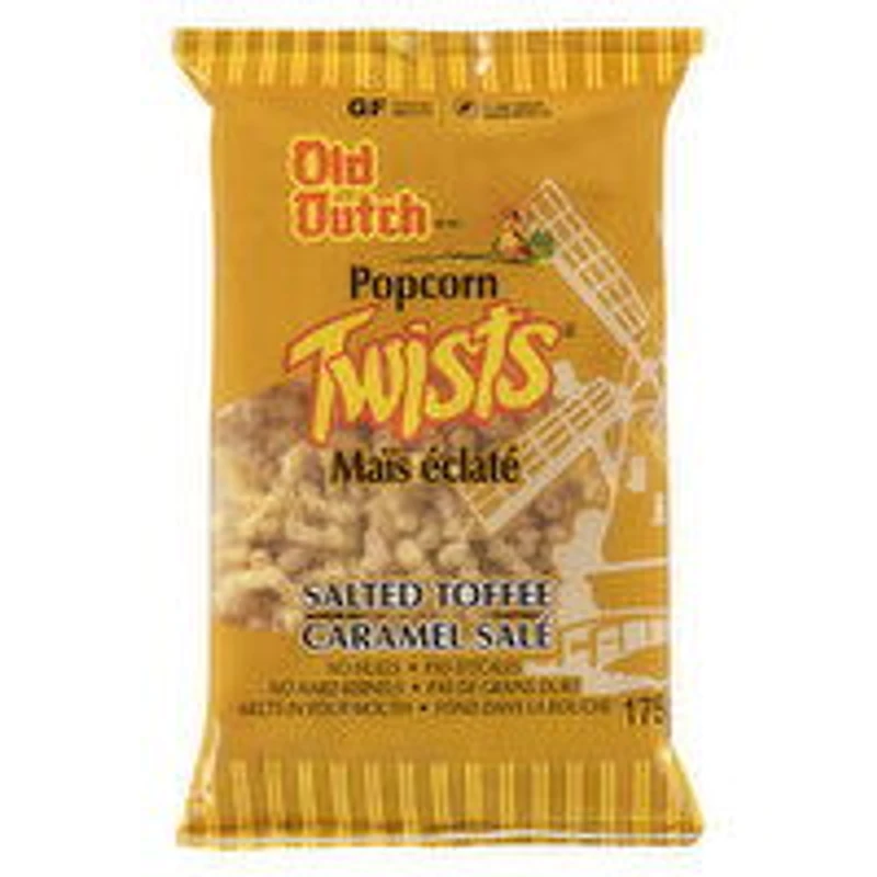 Old Dutch - Popcorn Twists Salted Toffee, 175 Gram