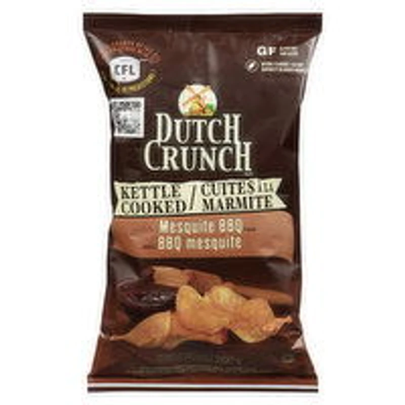 Dutch Crunch - Kettle Cooked Potato Chips -Mesquite BBQ, 200 Gram