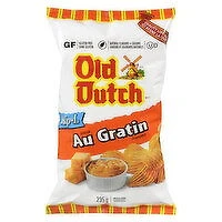 Old Dutch - Rip-L Au Gratin Potato Chips, 235 Gram