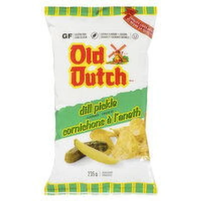 Old Dutch - Dill Pickle Potato Chips, 235 Gram