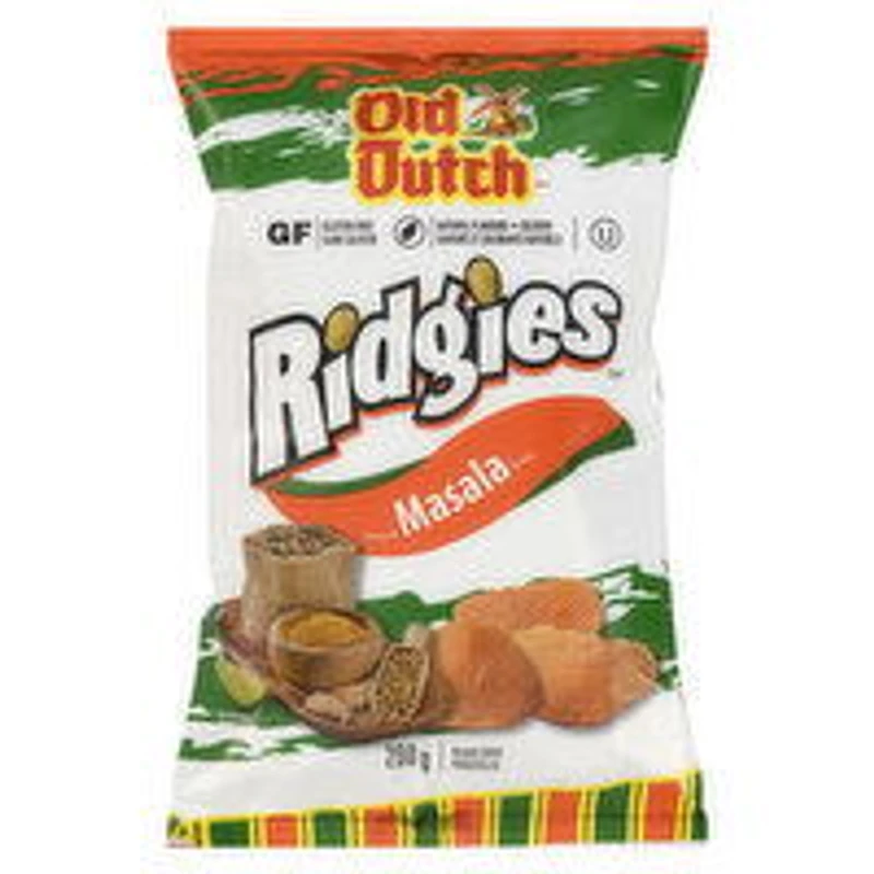 Old Dutch - Ridges Masala Potato Chips, 200 Gram