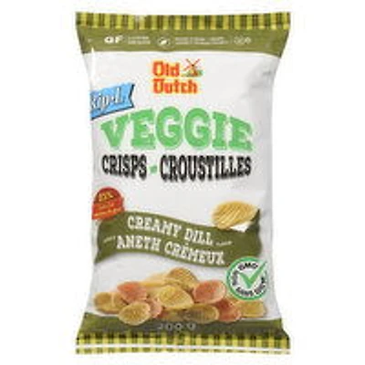 Old Dutch - Rip-L Creamy Dill Veggie Crisps, 200 Gram
