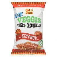 Old Dutch - Rip-L Ketchup Veggie Crisps, 200 Gram