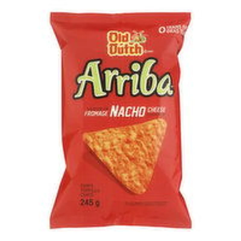Old Dutch - Arriba Tortilla Chips Nacho Cheese, 245 Gram