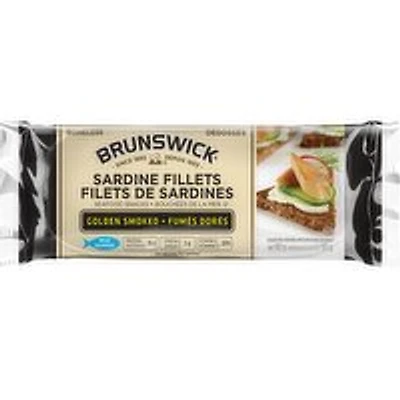 Brunswick - Sardine Fillets Golden Smoked, 92 Gram