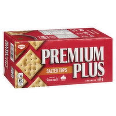 Christie - Premium Plus Salted Tops Crackers, 450 Gram