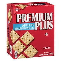 Christie - Premium Plus Unsalted Tops Crackers, 900 Gram