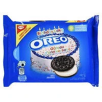 Christie - Oreo Birthday Cake Creme Sandwich Cookies, 482 Gram