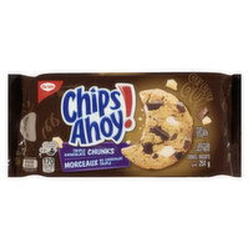 Christie - Chips Ahoy! Triple Chocolate Chunks Cookies, 251 Gram