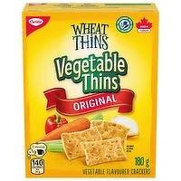 Christie - Vegetable Thins Crackers, Original, 180 Gram