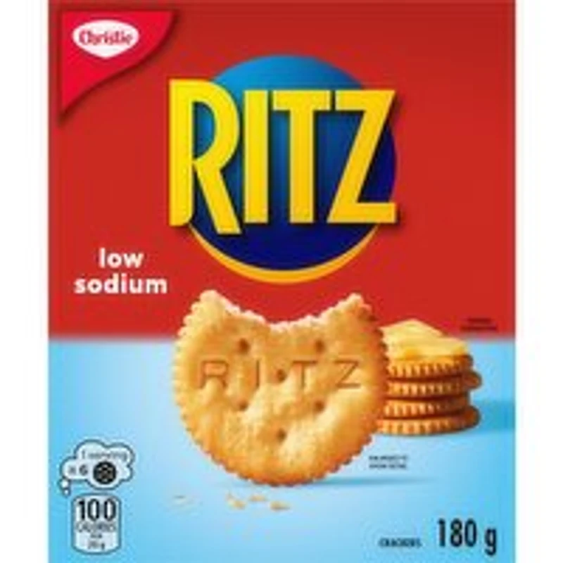 Christie - Ritz Crackers, Low Sodium, 180 Gram