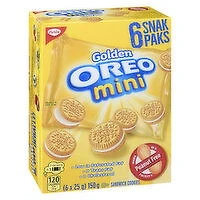 Christie - Golden Oreo Mini Snak Pak, 6 Each