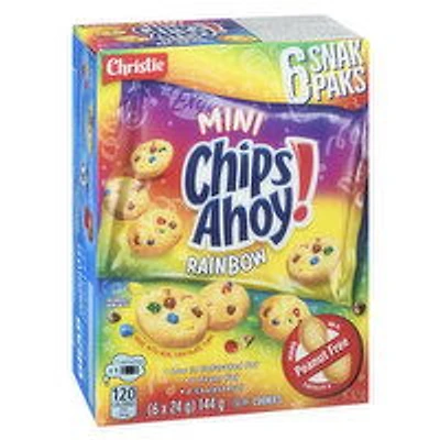 Christie - Chips Ahoy Minis Rainbow, 6 pack, 144 Gram