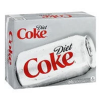 Coca-Cola - Diet, 355 mL Cans, 20 Each