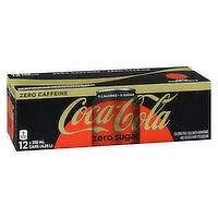 Coca-Cola - Coca Cola Zero Sugar Zero Caffeine, 12 Each