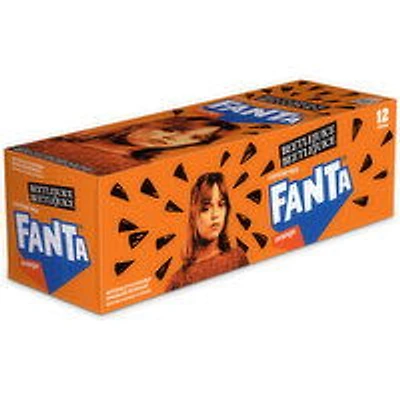 Fanta - Sparkling Beverage, Orange Soda, 355 Millilitre