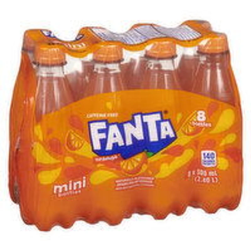 Fanta - Orange Soda Mini Bottles, 300 Millilitre