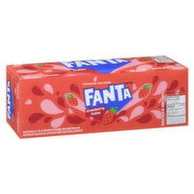 Fanta - Strawberry, 12 Each