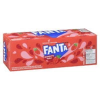 Fanta - Strawberry, 12 Each