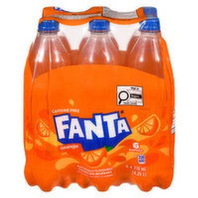 Fanta - Orange, 6 Each