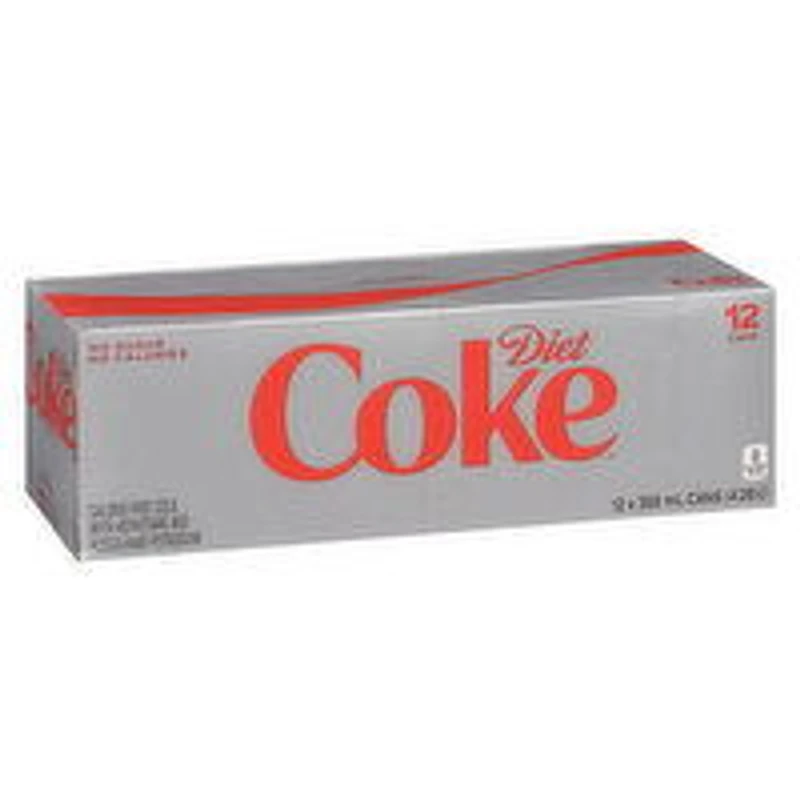 Coca-Cola - Diet Coke 355mL Cans, 12 Each