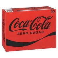 Coca-Cola - Zero Sugar, 355mL Cans, 20 Each