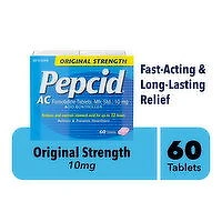 Pepcid - AC Tablets Orignial 10mg, 60 Each