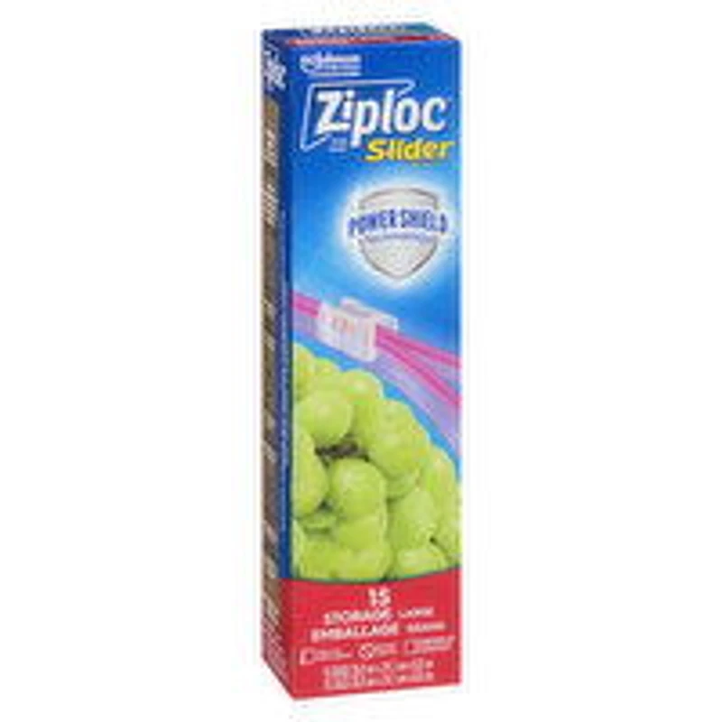 Ziploc - Slider Storage Bags Large, 15 Each